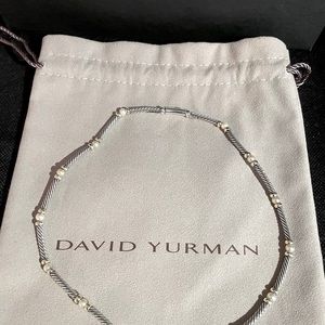 David Yurman Hampton   Necklace/ choker 15.5".